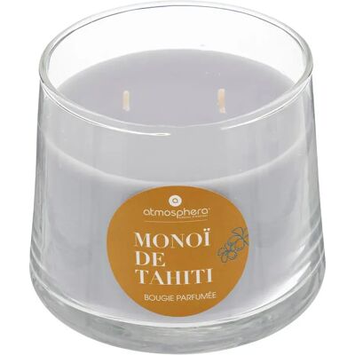 ATMOSPHERA Bougie Parfumée en Verre Izor 300g Monoï - Publicité ATMOSPHERA Bougie Parfumée en Verre Izor 300g Monoï - Publicité