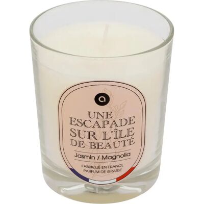 ATMOSPHERA Bougie Parfumée en Verre Nibi 180g Jasmin & Magnolia - Publicité ATMOSPHERA Bougie Parfumée en Verre Nibi 180g Jasmin & Magnolia - Publicité