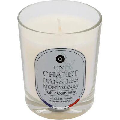 ATMOSPHERA Bougie Parfumée en Verre Nibi 180g Bois & Cashmere - Publicité ATMOSPHERA Bougie Parfumée en Verre Nibi 180g Bois & Cashmere - Publicité