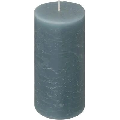 ATMOSPHERA Bougie Cylindrique Rustic 14cm Bleu Orage - Publicité ATMOSPHERA Bougie Cylindrique Rustic 14cm Bleu Orage - Publicité