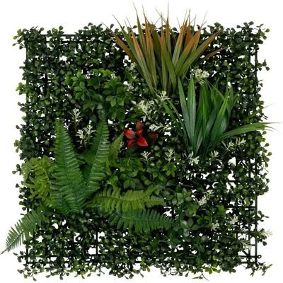 ATMOSPHERA Carré Végétal Artificiel Tropical Izy 50cm Vert - Publicité ATMOSPHERA Carré Végétal Artificiel Tropical Izy 50cm Vert - Publicité