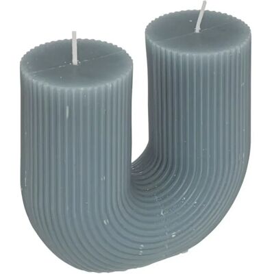 ATMOSPHERA Bougie Design Demi 400g Bleu Orage - Publicité ATMOSPHERA Bougie Design Demi 400g Bleu Orage - Publicité