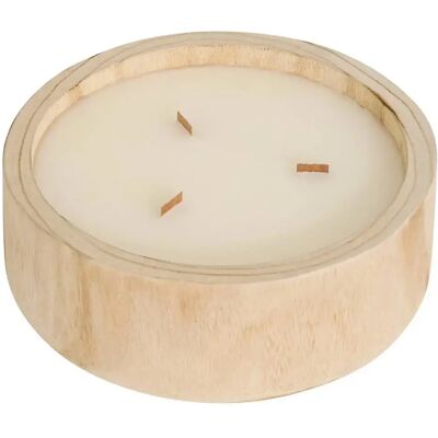 ATMOSPHERA Bougie Parfumée en Bois Wonj 100g Coton - Publicité ATMOSPHERA Bougie Parfumée en Bois Wonj 100g Coton - Publicité