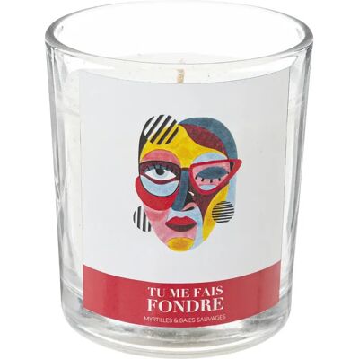 ATMOSPHERA Bougie Parfumée Jomy 200g Myrtilles & Baies - Publicité ATMOSPHERA Bougie Parfumée Jomy 200g Myrtilles & Baies - Publicité