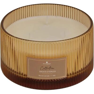ATMOSPHERA Bougie Parfumée en Verre Albie 635g Délice d'Épices - Publicité ATMOSPHERA Bougie Parfumée en Verre Albie 635g Délice d'Épices - Publicité