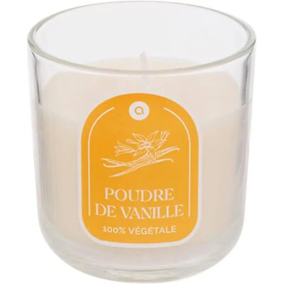 ATMOSPHERA Bougie Parfumée en Verre Floa 115g Vanille - Publicité ATMOSPHERA Bougie Parfumée en Verre Floa 115g Vanille - Publicité
