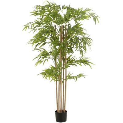 Paris Prix Plante Artificielle en Pot Bambou 150cm Vert - Publicité Paris Prix Plante Artificielle en Pot Bambou 150cm Vert - Publicité