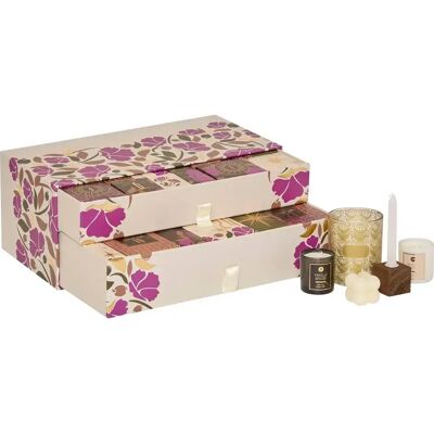 ATMOSPHERA Coffret Senteur Calendrier de l'Avent Belli 36cm Multicolore - Publicité ATMOSPHERA Coffret Senteur Calendrier de l'Avent Belli 36cm Multicolore - Publicité