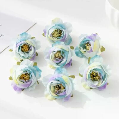 General 10 pièces fleurs artificielles multicolores Scrapbook mariage décor de noël guirlandes accessoires maison extérieur jardin artisanat Roses en soie~1023 - Publicité General 10 pièces fleurs artificielles multicolores Scrapbook mariage décor de noël guirlandes accessoires maison extérieur jardin artisanat Roses en soie~1023 - Publicité