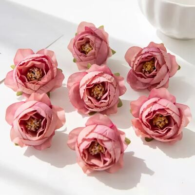 General 10 pièces fleurs artificielles multicolores Scrapbook mariage décor de noël guirlandes accessoires maison extérieur jardin artisanat Roses en soie~1028 - Publicité General 10 pièces fleurs artificielles multicolores Scrapbook mariage décor de noël guirlandes accessoires maison extérieur jardin artisanat Roses en soie~1028 - Publicité