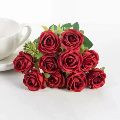 General Bundle de roses artificielles injWhite, fleur patihead, décoration de vase, scrapbooking Leon, mariage, fête de jardin en plein air, chambre familiale~0260 - Publicité General Bundle de roses artificielles injWhite, fleur patihead, décoration de vase, scrapbooking Leon, mariage, fête de jardin en plein air, chambre familiale~0260 - Publicité