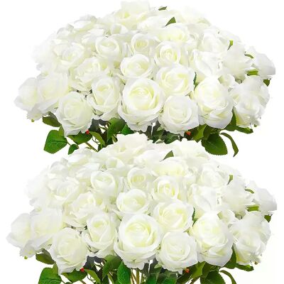General Roses artificielles en velours, 50 pièces, fausses Roses à toucher réel, pour la saint-valentin, Bouquet de mariage, décoration de maison, DIY~0633 - Publicité General Roses artificielles en velours, 50 pièces, fausses Roses à toucher réel, pour la saint-valentin, Bouquet de mariage, décoration de maison, DIY~0633 - Publicité