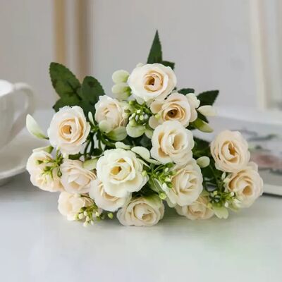 General Fleurs artificielles en soie Rose, Bouquet de mariée de mariage, Table de maison, arc de jardin extérieur, résistant aux ultraviolets, décoration de salle cadeau DIY~0644 - Publicité General Fleurs artificielles en soie Rose, Bouquet de mariée de mariage, Table de maison, arc de jardin extérieur, résistant aux ultraviolets, décoration de salle cadeau DIY~0644 - Publicité