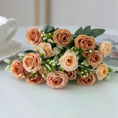 General Fleurs artificielles en soie Rose, Bouquet de mariée de mariage, Table de maison, arc de jardin extérieur, résistant aux ultraviolets, décoration de salle cadeau DIY~0649 - Publicité General Fleurs artificielles en soie Rose, Bouquet de mariée de mariage, Table de maison, arc de jardin extérieur, résistant aux ultraviolets, décoration de salle cadeau DIY~0649 - Publicité