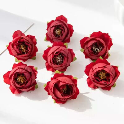General 10 pièces fleurs artificielles multicolores Scrapbook mariage décor de noël guirlandes accessoires maison extérieur jardin artisanat Roses en soie~1020 - Publicité General 10 pièces fleurs artificielles multicolores Scrapbook mariage décor de noël guirlandes accessoires maison extérieur jardin artisanat Roses en soie~1020 - Publicité