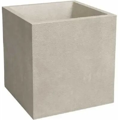 Artevasi Sydney 30 cm Pot de fleur carré 21 L crème finition mate - Publicité Artevasi Sydney 30 cm Pot de fleur carré 21 L crème finition mate - Publicité