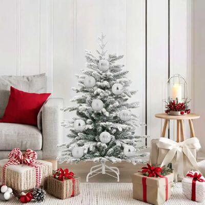 vidaXL Ensemble de Boules de Noël XL 15 pcs Argent Plastique - Publicité vidaXL Ensemble de Boules de Noël XL 15 pcs Argent Plastique - Publicité