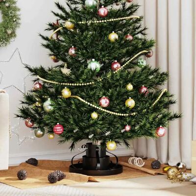 vidaXL Pied de Sapin de Noël Noir 40 x 40 x 21 cm Acier - Publicité vidaXL Pied de Sapin de Noël Noir 40 x 40 x 21 cm Acier - Publicité