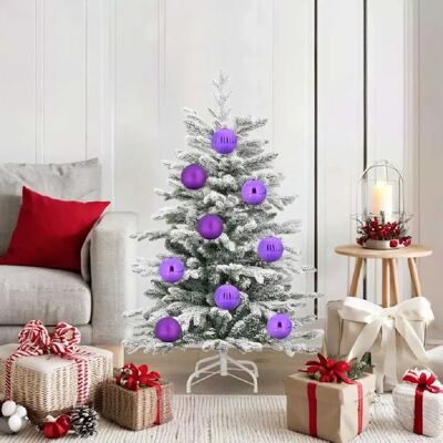 vidaXL Ensemble de Boules de Noël 15 pcs Lilas - Publicité vidaXL Ensemble de Boules de Noël 15 pcs Lilas - Publicité