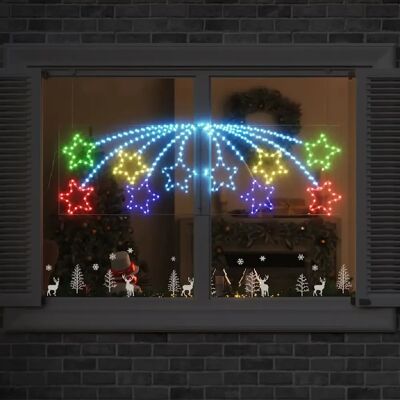 vidaXL Étoile de Noël avec 432 LED Multicolore 180 x 57 cm PVC - Publicité vidaXL Étoile de Noël avec 432 LED Multicolore 180 x 57 cm PVC - Publicité