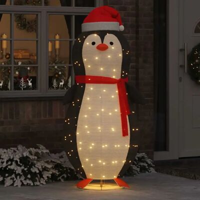 vidaXL Figure de pingouin en neige Blanc chaud 78 x 88 x 180 cm tissu - Publicité vidaXL Figure de pingouin en neige Blanc chaud 78 x 88 x 180 cm tissu - Publicité