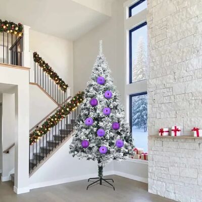 vidaXL Ensemble de Boules de Noël 4 pcs Lilas - Publicité vidaXL Ensemble de Boules de Noël 4 pcs Lilas - Publicité