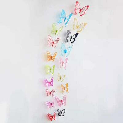 Générique Lot de 18 autocollants muraux 3D en cristal motif papillons pour salon, chambre d'enfant, décoration d'intérieur~000256 - Publicité Générique Lot de 18 autocollants muraux 3D en cristal motif papillons pour salon, chambre d'enfant, décoration d'intérieur~000256 - Publicité