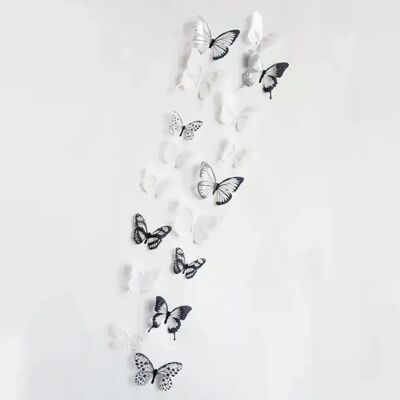 Générique Lot de 18 autocollants 3D en cristal représentant des papillons, pour décorer un salon ou une chambre à coucher~000016 - Publicité Générique Lot de 18 autocollants 3D en cristal représentant des papillons, pour décorer un salon ou une chambre à coucher~000016 - Publicité