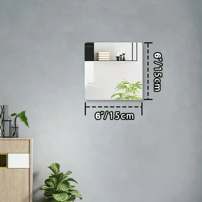 Générique Autocollants muraux miroir acrylique 3D, autocollants épais auto-adhésifs, décoration pour la maison, la salle de bain, l'armoire~0489 - Publicité Générique Autocollants muraux miroir acrylique 3D, autocollants épais auto-adhésifs, décoration pour la maison, la salle de bain, l'armoire~0489 - Publicité