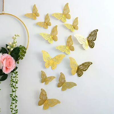 Générique Lot de 12 autocollants attrape-soleil effet 3D en forme de papillon en cristal, magnifiques autocollants muraux pour chambre d'enfant, décoration d'intérieur~0538 - Publicité Générique Lot de 12 autocollants attrape-soleil effet 3D en forme de papillon en cristal, magnifiques autocollants muraux pour chambre d'enfant, décoration d'intérieur~0538 - Publicité
