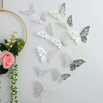 Générique Lot de 12 autocollants attrape-soleil effet 3D en forme de papillon en cristal, magnifiques autocollants muraux pour chambre d'enfant, décoration d'intérieur~0537 - Publicité Générique Lot de 12 autocollants attrape-soleil effet 3D en forme de papillon en cristal, magnifiques autocollants muraux pour chambre d'enfant, décoration d'intérieur~0537 - Publicité