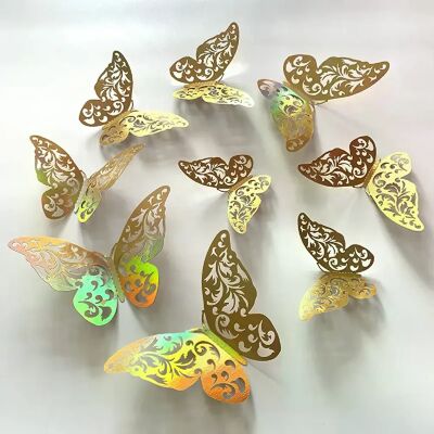Générique Lot de 12 autocollants attrape-soleil effet 3D en forme de papillon en cristal, magnifiques autocollants muraux pour chambre d'enfant, décoration d'intérieur~0548 - Publicité Générique Lot de 12 autocollants attrape-soleil effet 3D en forme de papillon en cristal, magnifiques autocollants muraux pour chambre d'enfant, décoration d'intérieur~0548 - Publicité