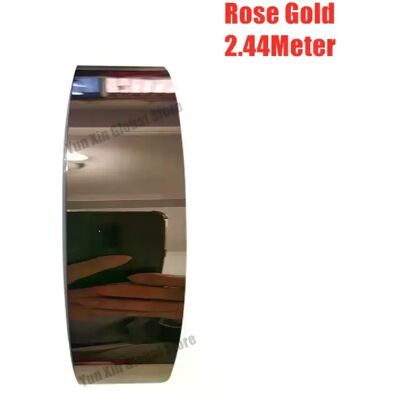 Générique rouleau de miroir autocollant mural en acier inoxydable, ligne décorative dorée, fond de télévision, bande d'extrémité de plafond, décoration murale pour salon~1870 - Publicité Générique rouleau de miroir autocollant mural en acier inoxydable, ligne décorative dorée, fond de télévision, bande d'extrémité de plafond, décoration murale pour salon~1870 - Publicité