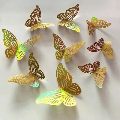 Générique Lot de 12 autocollants attrape-soleil effet 3D en forme de papillon en cristal, magnifiques autocollants muraux pour chambre d'enfant, décoration d'intérieur~0549 - Publicité Générique Lot de 12 autocollants attrape-soleil effet 3D en forme de papillon en cristal, magnifiques autocollants muraux pour chambre d'enfant, décoration d'intérieur~0549 - Publicité