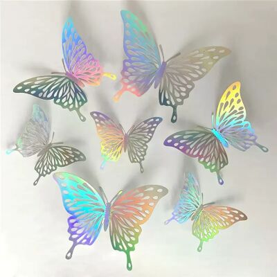 Générique Lot de 12 autocollants attrape-soleil effet 3D en forme de papillon en cristal, magnifiques autocollants muraux pour chambre d'enfant, décoration d'intérieur~0530 - Publicité Générique Lot de 12 autocollants attrape-soleil effet 3D en forme de papillon en cristal, magnifiques autocollants muraux pour chambre d'enfant, décoration d'intérieur~0530 - Publicité