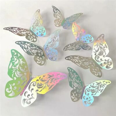 Générique Lot de 12 autocollants attrape-soleil effet 3D en forme de papillon en cristal, magnifiques autocollants muraux pour chambre d'enfant, décoration d'intérieur~0528 - Publicité Générique Lot de 12 autocollants attrape-soleil effet 3D en forme de papillon en cristal, magnifiques autocollants muraux pour chambre d'enfant, décoration d'intérieur~0528 - Publicité
