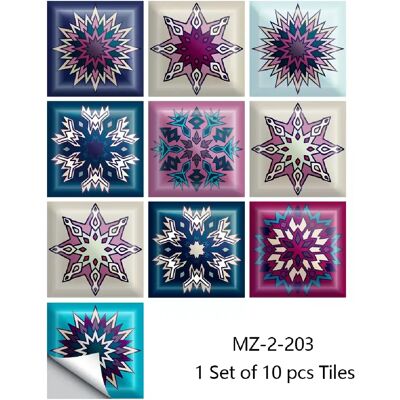 Générique Lot de 10 autocollants muraux en PVC imperméables motif mandala, film rigide, cristal, pour cuisine, salle de bain, armoire~0933 - Publicité Générique Lot de 10 autocollants muraux en PVC imperméables motif mandala, film rigide, cristal, pour cuisine, salle de bain, armoire~0933 - Publicité