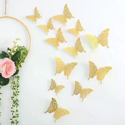 Générique Lot de 12 autocollants attrape-soleil effet 3D en forme de papillon en cristal, magnifiques autocollants muraux pour chambre d'enfant, décoration d'intérieur~0541 - Publicité Générique Lot de 12 autocollants attrape-soleil effet 3D en forme de papillon en cristal, magnifiques autocollants muraux pour chambre d'enfant, décoration d'intérieur~0541 - Publicité