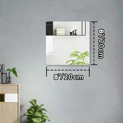 Générique Autocollants muraux miroir acrylique 3D, autocollants épais auto-adhésifs, décoration pour la maison, la salle de bain, l'armoire~1131 - Publicité Générique Autocollants muraux miroir acrylique 3D, autocollants épais auto-adhésifs, décoration pour la maison, la salle de bain, l'armoire~1131 - Publicité