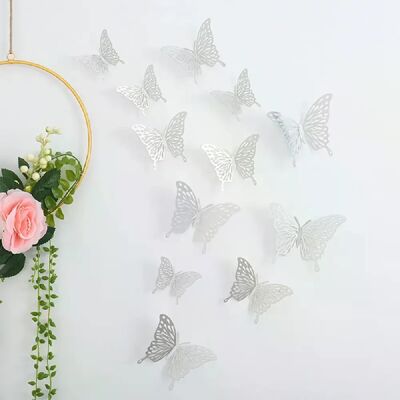 Générique Lot de 12 autocollants attrape-soleil effet 3D en forme de papillon en cristal, magnifiques autocollants muraux pour chambre d'enfant, décoration d'intérieur~0543 - Publicité Générique Lot de 12 autocollants attrape-soleil effet 3D en forme de papillon en cristal, magnifiques autocollants muraux pour chambre d'enfant, décoration d'intérieur~0543 - Publicité