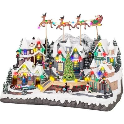 Crèche de Noël Lumineo - Publicité Crèche de Noël Lumineo - Publicité