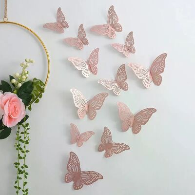 Générique Lot de 12 autocollants attrape-soleil effet 3D en forme de papillon en cristal, magnifiques autocollants muraux pour chambre d'enfant, décoration d'intérieur~0539 - Publicité Générique Lot de 12 autocollants attrape-soleil effet 3D en forme de papillon en cristal, magnifiques autocollants muraux pour chambre d'enfant, décoration d'intérieur~0539 - Publicité