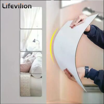 Générique Autocollants muraux miroir acrylique 3D, autocollants épais auto-adhésifs, décoration pour la maison, la salle de bain, l'armoire~1139 - Publicité Générique Autocollants muraux miroir acrylique 3D, autocollants épais auto-adhésifs, décoration pour la maison, la salle de bain, l'armoire~1139 - Publicité