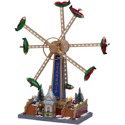 Lumineo Figurine de Noël Père Noël – Multicolore - Publicité Lumineo Figurine de Noël Père Noël – Multicolore - Publicité