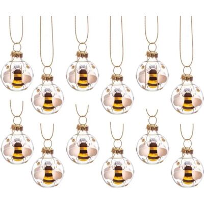 Sass & Belle Mini abeille boules de Noël (set12) - Publicité Sass & Belle Mini abeille boules de Noël (set12) - Publicité