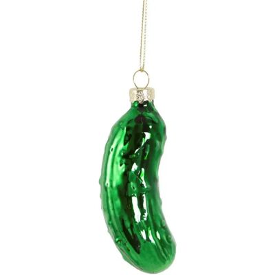 Sass & belle Boule de Noël cornichon - vert - Publicité Sass & belle Boule de Noël cornichon - vert - Publicité