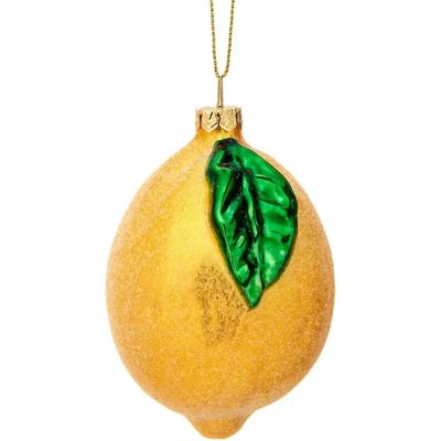 Sass & belle Boule de Noël citron - jaune - Publicité Sass & belle Boule de Noël citron - jaune - Publicité