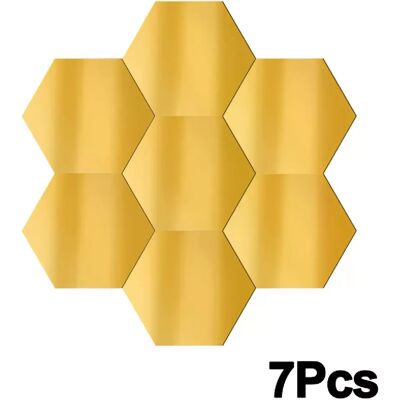 Générique Lot de 10 mini miroirs muraux 3D en acrylique, hexagonaux réguliers, autocollants, accessoires muraux à faire soi-même, décoration de chambre à coucher~01583 - Publicité Générique Lot de 10 mini miroirs muraux 3D en acrylique, hexagonaux réguliers, autocollants, accessoires muraux à faire soi-même, décoration de chambre à coucher~01583 - Publicité