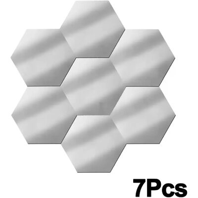 Générique Lot de 10 mini miroirs muraux 3D en acrylique, hexagonaux réguliers, autocollants, accessoires muraux à faire soi-même, décoration de chambre à coucher~01584 - Publicité Générique Lot de 10 mini miroirs muraux 3D en acrylique, hexagonaux réguliers, autocollants, accessoires muraux à faire soi-même, décoration de chambre à coucher~01584 - Publicité