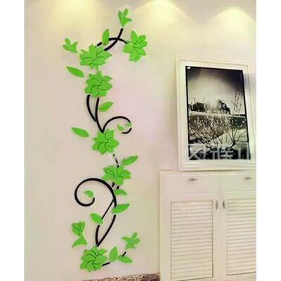 Générique Autocollants muraux 3D en acrylique, motifs floraux décoratifs créatifs pour salon, chambre à coucher, décoration d'intérieur~00336 - Publicité Générique Autocollants muraux 3D en acrylique, motifs floraux décoratifs créatifs pour salon, chambre à coucher, décoration d'intérieur~00336 - Publicité